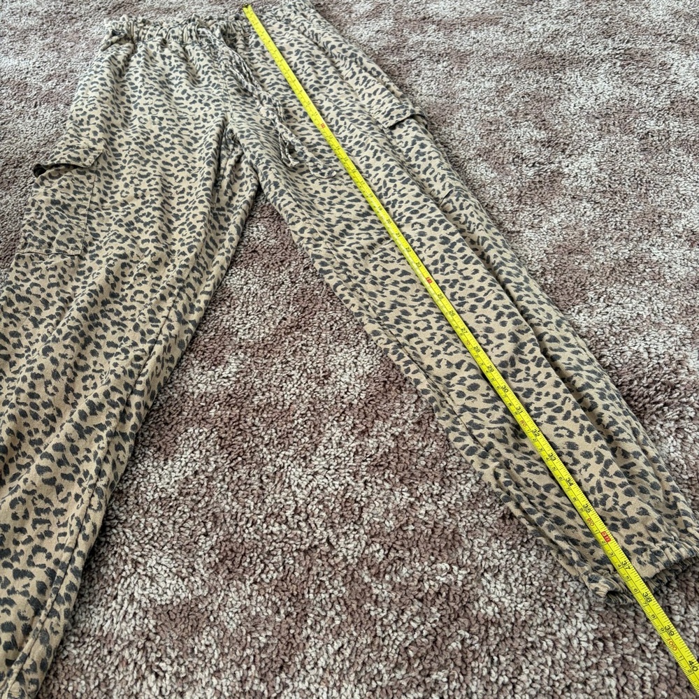 Aerie Leopard Print Joggers - Picture 3 of 8